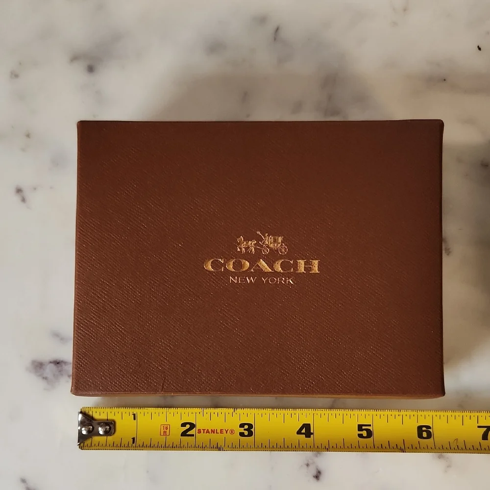 Coach | Choclate Brown | Jewelry Box | 6 X 4.5
